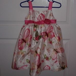 Girls Dress with Butterflies